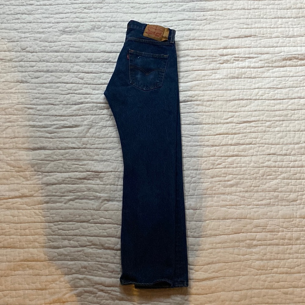 Levi’s 501s dark wash vintage jeans